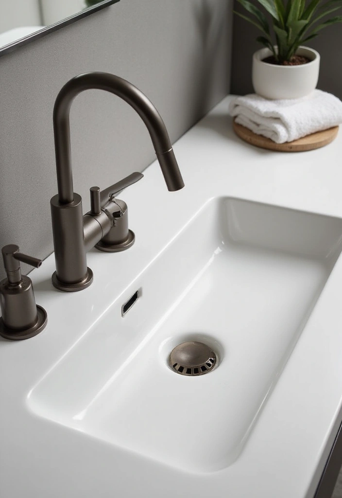 20 Affordable Luxury Bathroom Upgrades You'll Wish You Knew Sooner! - 5. Modern Faucet