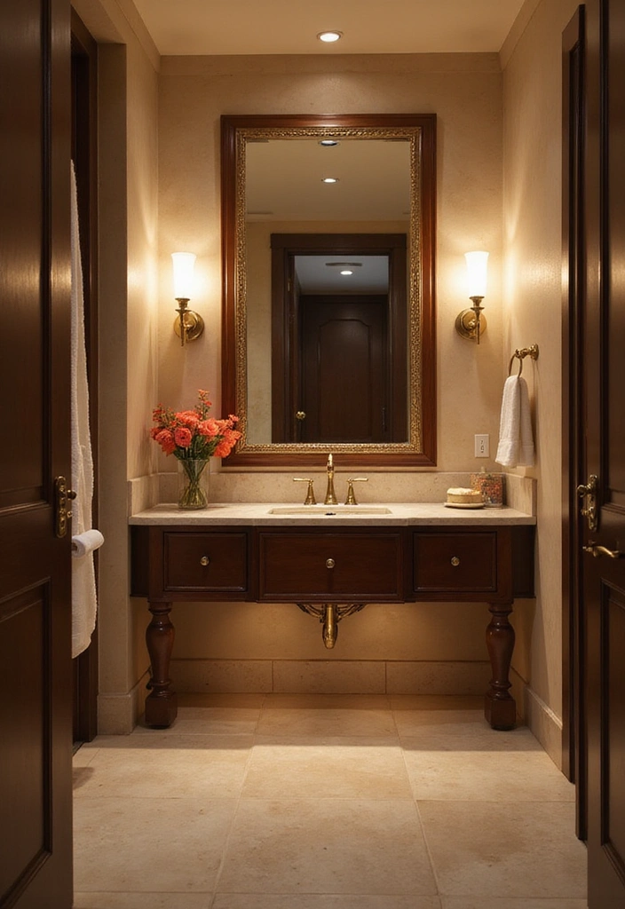 20 Affordable Luxury Bathroom Upgrades You'll Wish You Knew Sooner! - 8. Beautiful Light Fixtures
