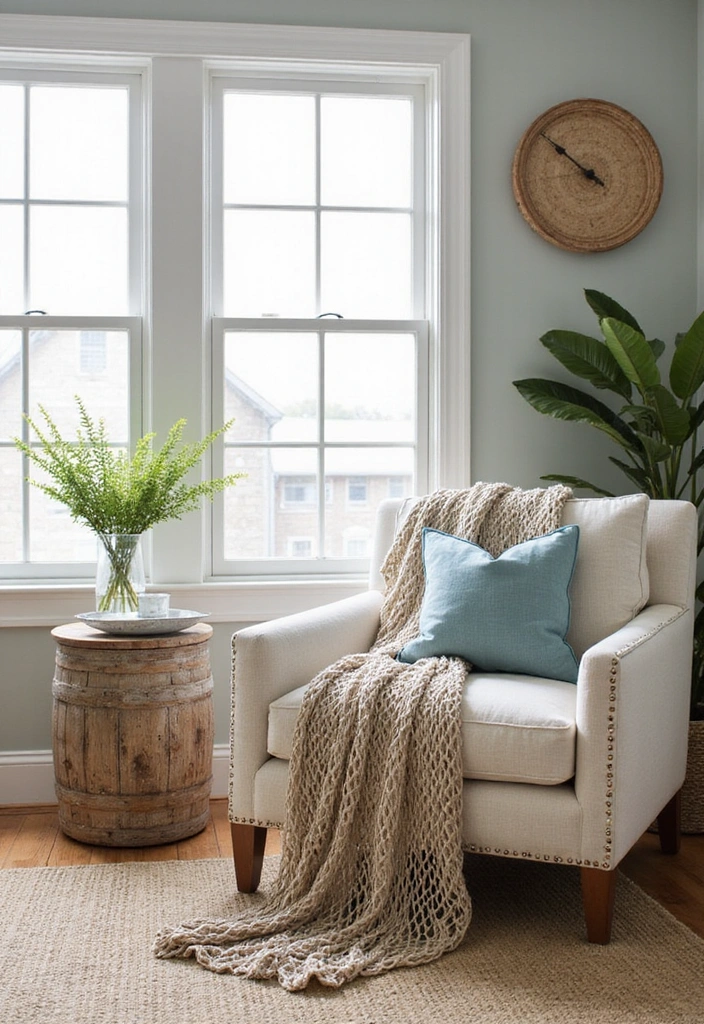 20 Beach Themed Textiles That Will Cozy Up Your Living Room (You’ll Love #17!) - 19. Fishing Net Inspired Throws