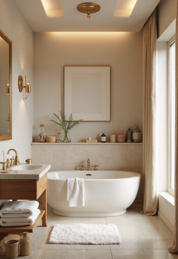 20 Brilliant Small Bathroom Ideas That Prove Size Doesn't Matter (You'll Want to Steal #12!) - 20. Spa-Like Retreat