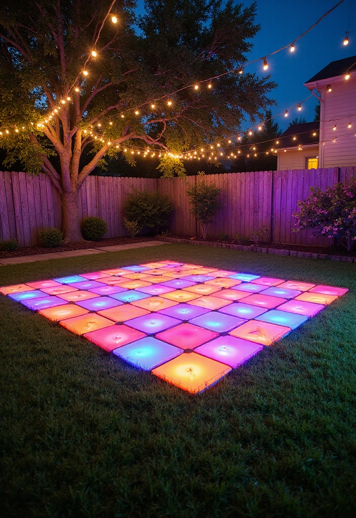 20 Budget-Friendly Backyard Turf Ideas You Can DIY (Number 4 is a Game Changer!) - 20. Turf Dance Floor