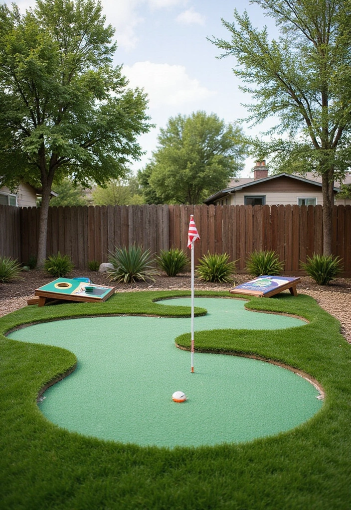20 Budget-Friendly Backyard Turf Ideas You Can DIY (Number 4 is a Game Changer!) - 4. Turf Game Zone (Game Changer!)