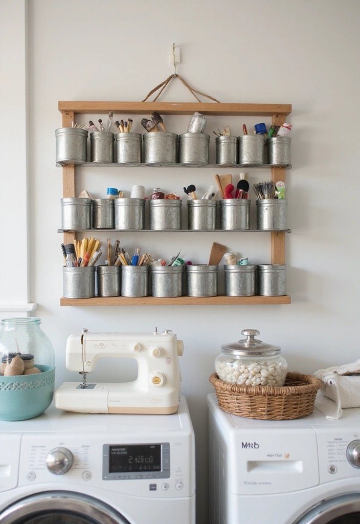 20 Laundry Organization Tips That’ll Change Your Life (and Your Laundry Routine!) - 12. Use a Magnetic Strip for Small Items