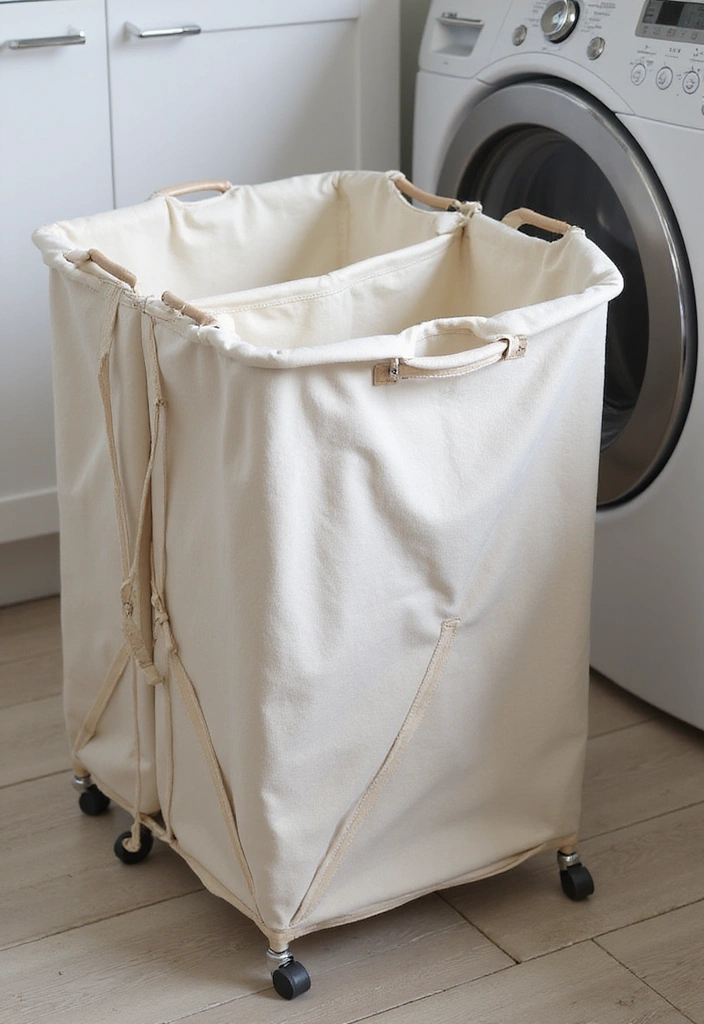 20 Laundry Organization Tips That’ll Change Your Life (and Your Laundry Routine!) - 15. Invest in Quality Laundry Hamper