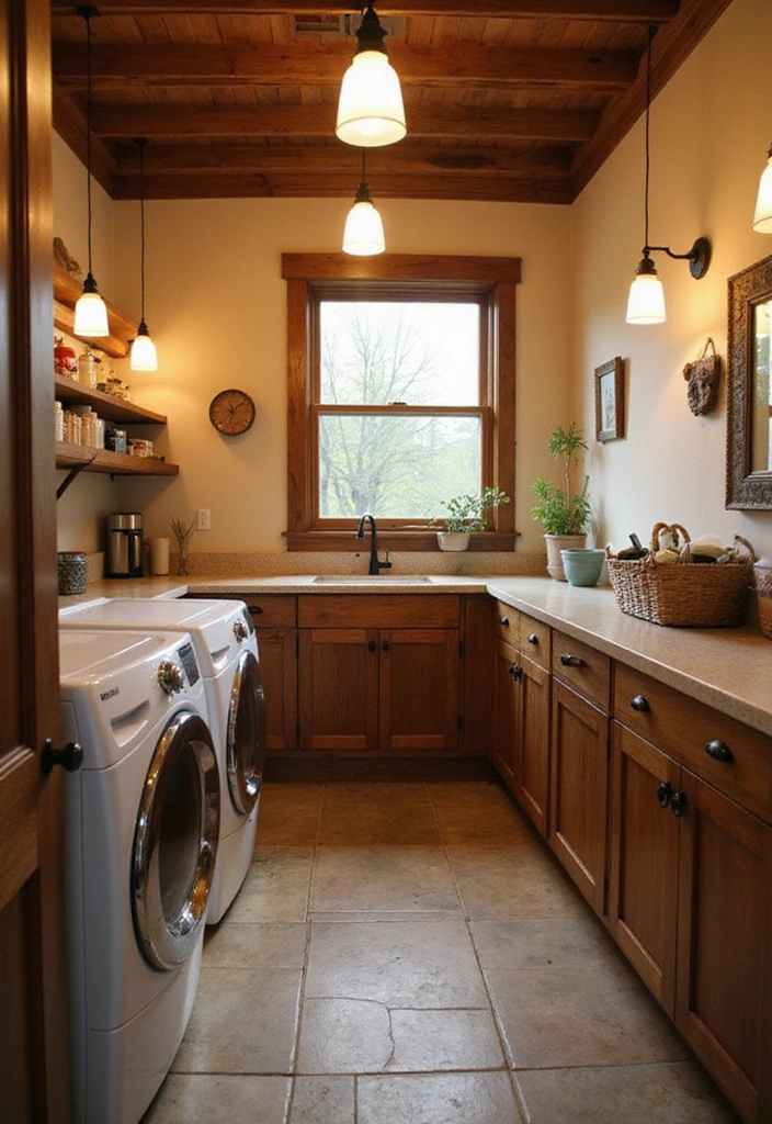 20 Laundry Organization Tips That’ll Change Your Life (and Your Laundry Routine!) - 18. Optimize Your Lighting