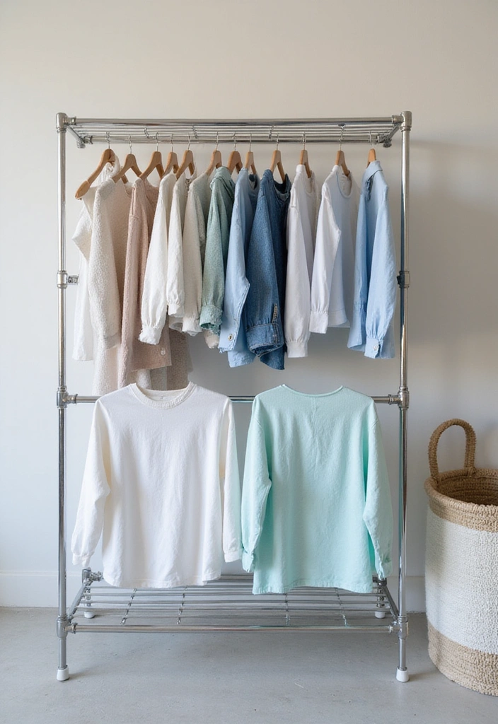 20 Laundry Organization Tips That’ll Change Your Life (and Your Laundry Routine!) - 4. Install a Drying Rack