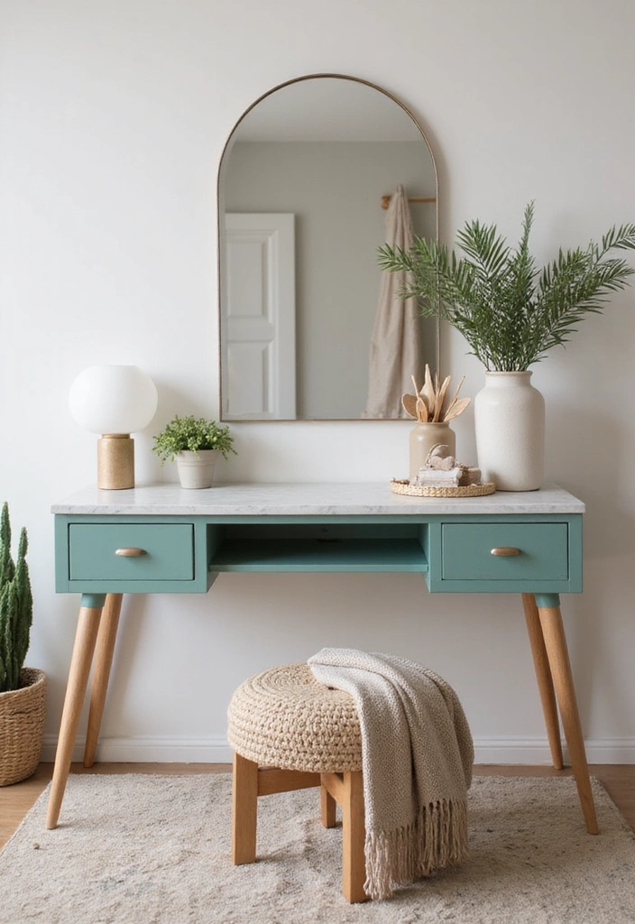 20 Modern Furniture Transformations That Will Inspire Your Next Redecorating! - 17. Dressing Table Transformation