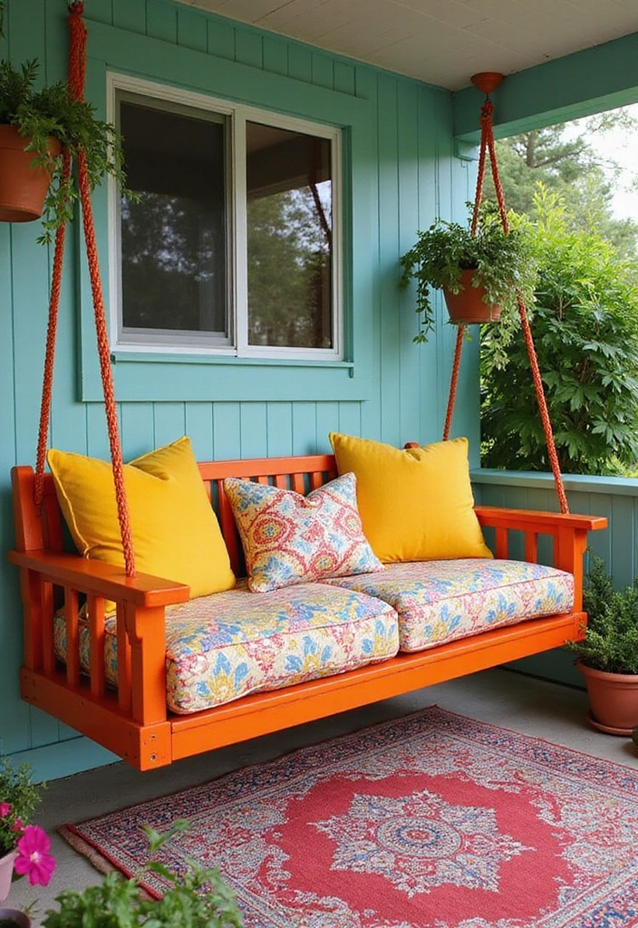 20 Modern Furniture Transformations That Will Inspire Your Next Redecorating! - 18. Porch Swing Revamp