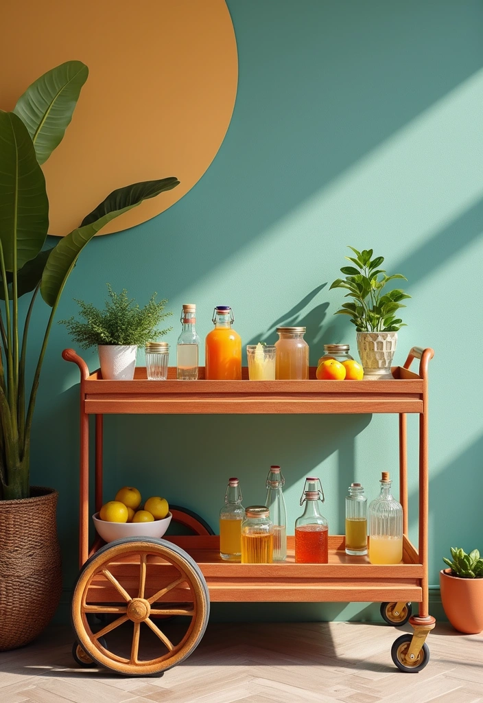 20 Modern Furniture Transformations That Will Inspire Your Next Redecorating! - 19. Trolley Bar Transformation