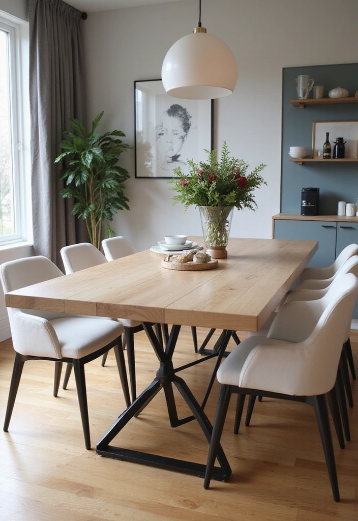 20 Modern Furniture Transformations That Will Inspire Your Next Redecorating! - 3. Dining Table Transformation