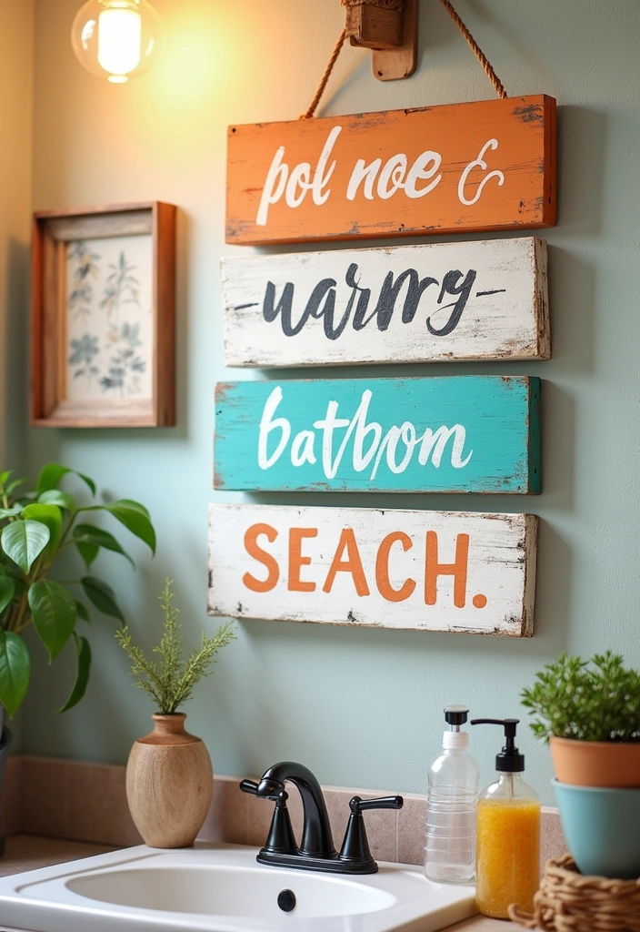 20 Personalized Bathroom Signs That Add a Touch of Family Love (You’ll Want #7!) - 4. Quirky Quotes Sign