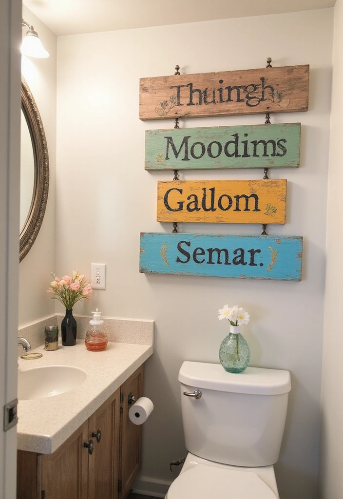 20 Personalized Bathroom Signs That Add a Touch of Family Love (You’ll Want #7!) - 5. Family Member Signs