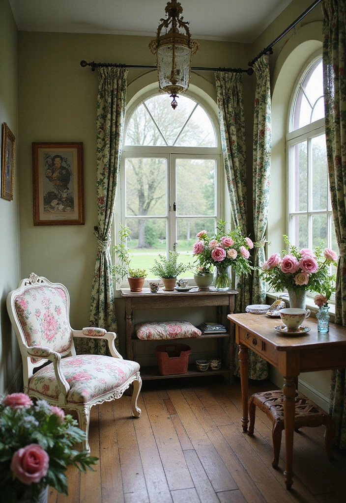20 Tiny Garden Rooms That Prove Small Can Be Stunning (Wait Until You See #4!) - 10. The Vintage Tea Room