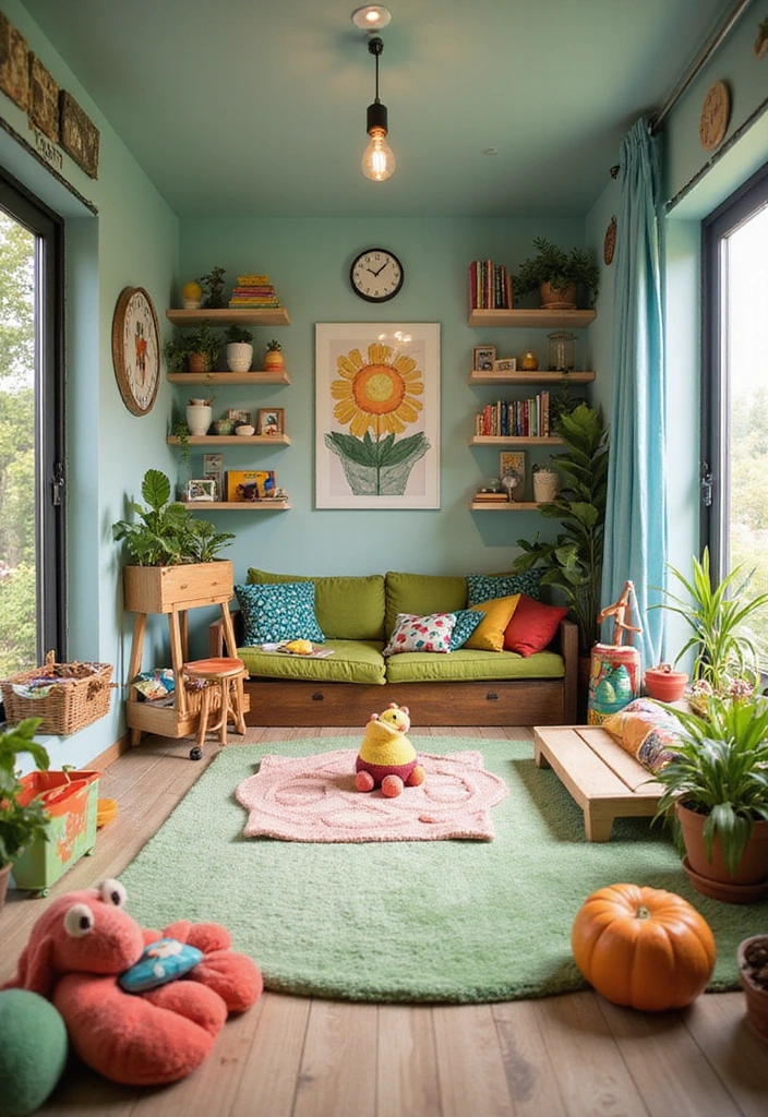 20 Tiny Garden Rooms That Prove Small Can Be Stunning (Wait Until You See #4!) - 11. The Family Playroom