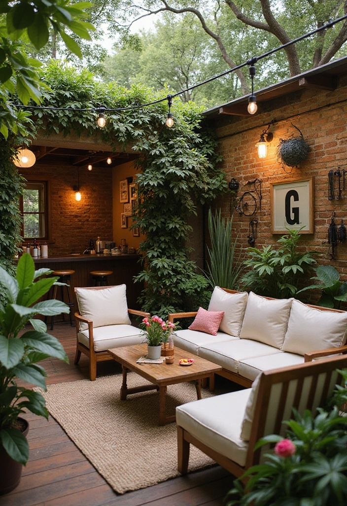20 Tiny Garden Rooms That Prove Small Can Be Stunning (Wait Until You See #4!) - 12. The Entertaining Hub