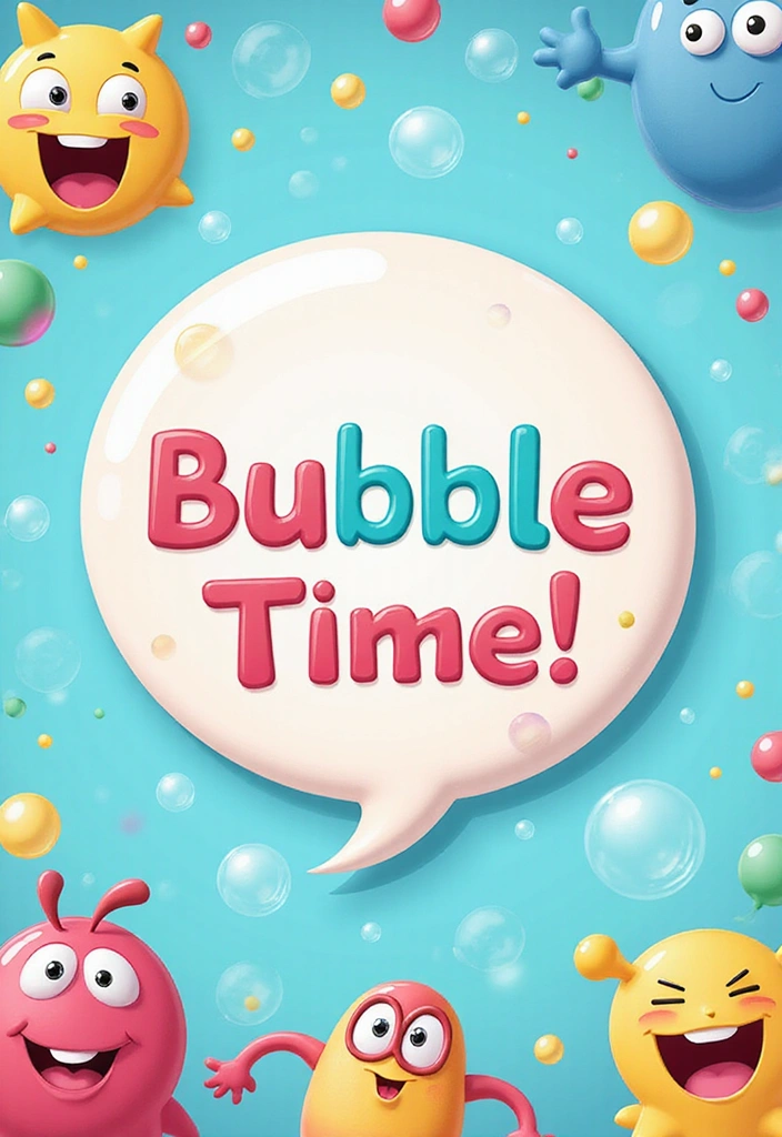 21 Adorable Kids Bathroom Sign Ideas That Will Make Them Smile (#11 Is So Cute!) - 11. Bubble Time!