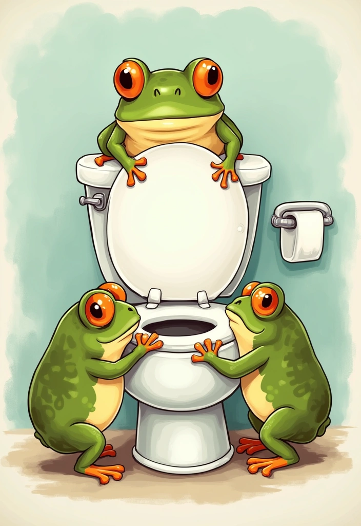 21 Adorable Kids Bathroom Sign Ideas That Will Make Them Smile (#11 Is So Cute!) - 2. Toilet Toads Welcome!