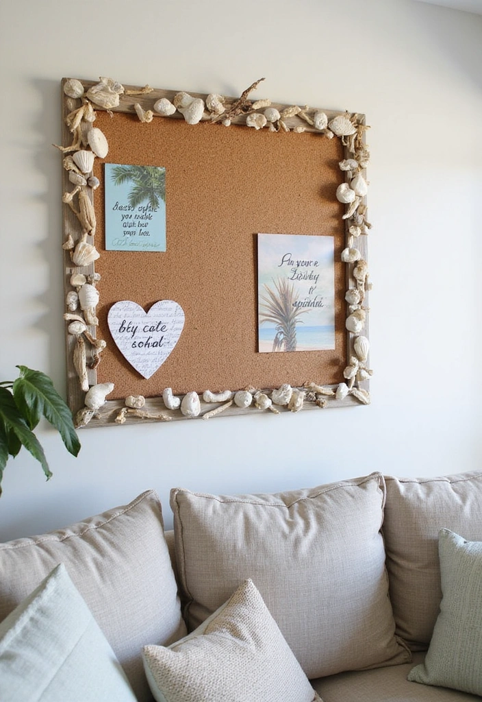 21 Affordable Beach Decor Tips for a Stunning Living Room (You Won't Believe #11!) - 21. DIY Message Boards