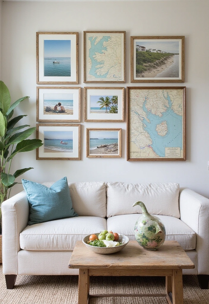 21 Affordable Beach Decor Tips for a Stunning Living Room (You Won't Believe #11!) - 5. Coastal Artwork