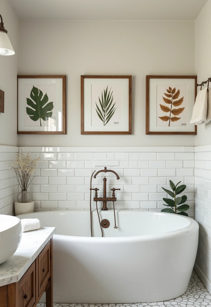 21 Charming DIY Bathroom Sign Ideas to Personalize Your Space (You'll Love #12!) - 17. DIY Framed Artwork