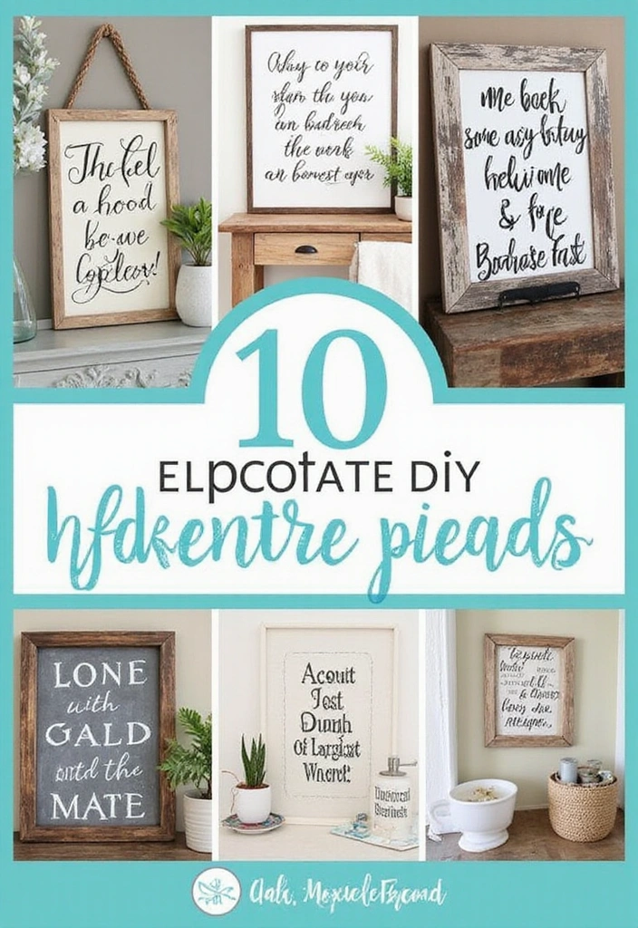 21 Charming DIY Bathroom Sign Ideas to Personalize Your Space (You'll Love #12!) - Conclusion