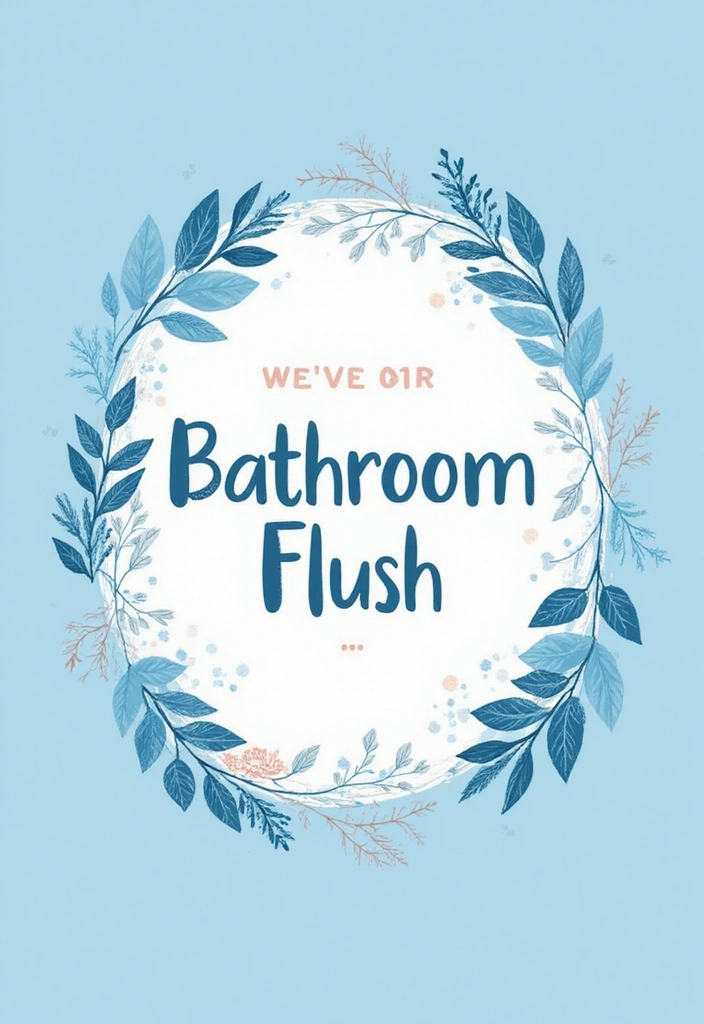 21 Clever Bathroom Sign Ideas That'll Make You Smile Every Time You Enter! - 1. Keep Calm and Flush On