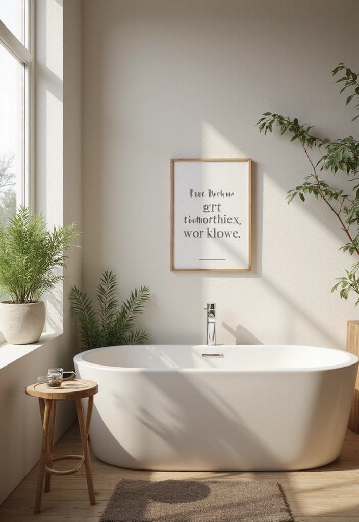 21 Clever Bathroom Sign Ideas That'll Make You Smile Every Time You Enter! - 17. A Perfect Place for Pondering