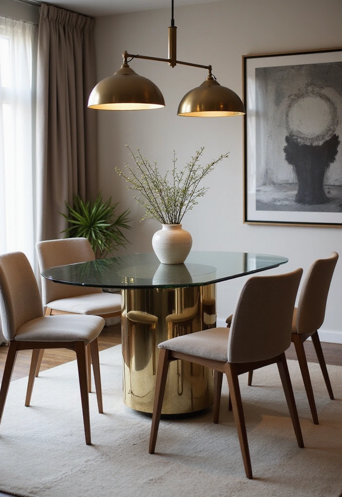 21 Decorative Mirror Ideas for Your Dining Room That Are Total Game Changers (Check Out #12!) - 2. Mirrored Furniture Pieces