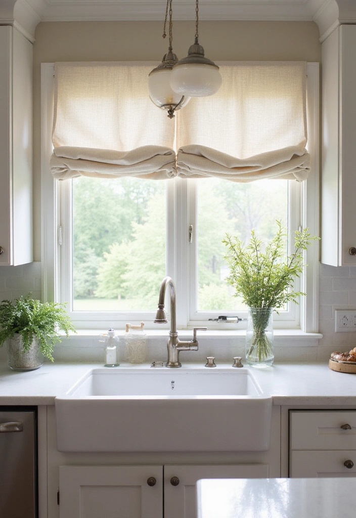 21 Kitchen Valance Ideas That Will Make You Fall in Love with Your Space Again! - 13. Simple Sheers
