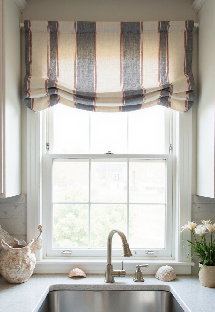21 Kitchen Valance Ideas That Will Make You Fall in Love with Your Space Again! - 7. Nautical Inspiration