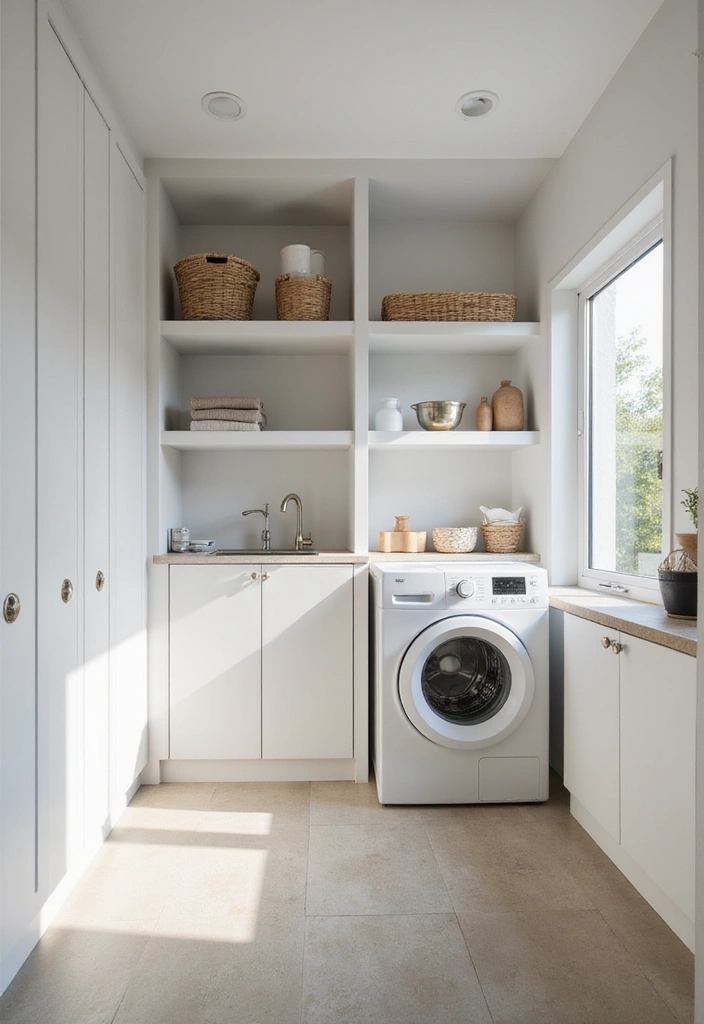 21 Luxury Laundry Room Ideas That'll Make You Feel Like a Million Bucks! - 5. Minimalist Design