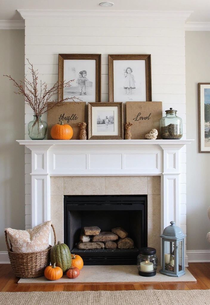 21 Seasonal Farmhouse Mantel Decor Ideas That Will Transform Your Home for Every Holiday! - 21. Personal Touches