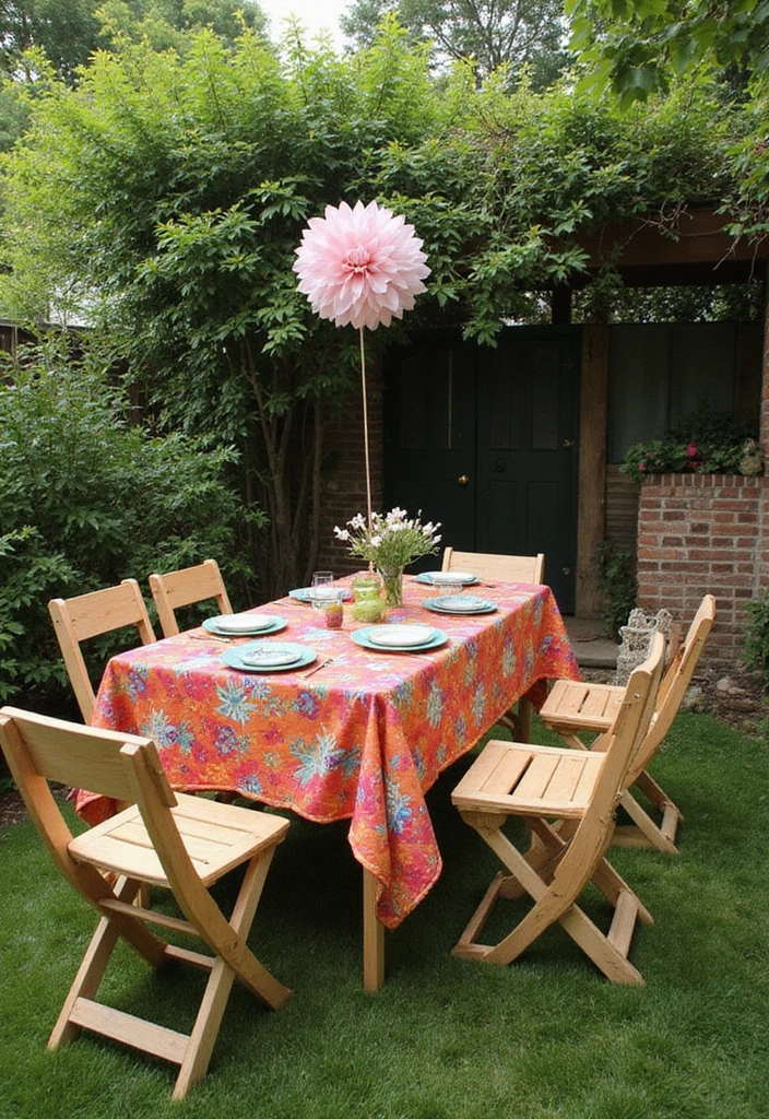 21 Space-Saving Bistro Table Ideas That'll Turn Your Small Garden into a Cozy Retreat! - 11. Pop-Up Bistro Tables