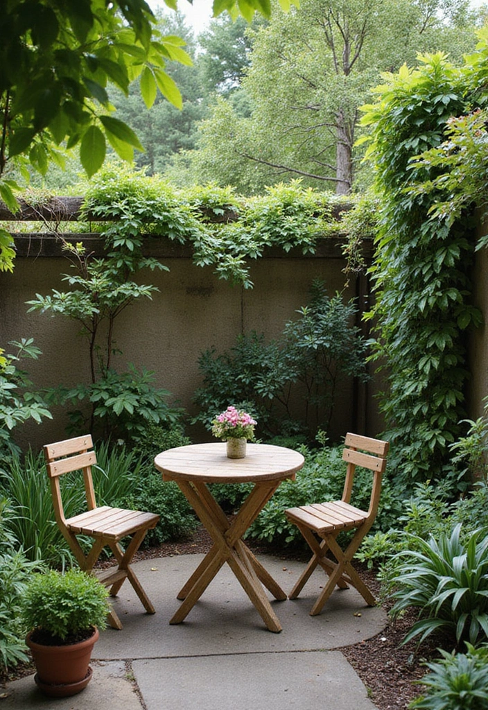 21 Space-Saving Bistro Table Ideas That'll Turn Your Small Garden into a Cozy Retreat! - 21. Eco-Friendly Bistro Tables