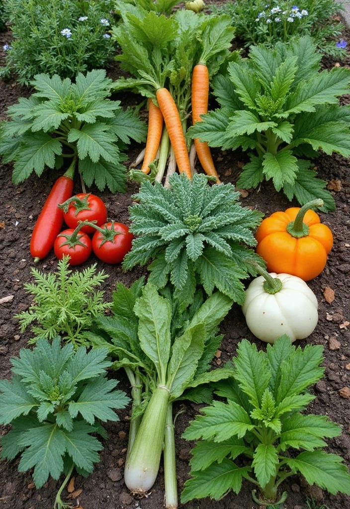 22 Clever Fall Vegetable Garden Ideas for Small Spaces (You Won't Believe How Easy #10 Is!) - 10. Companion Planting