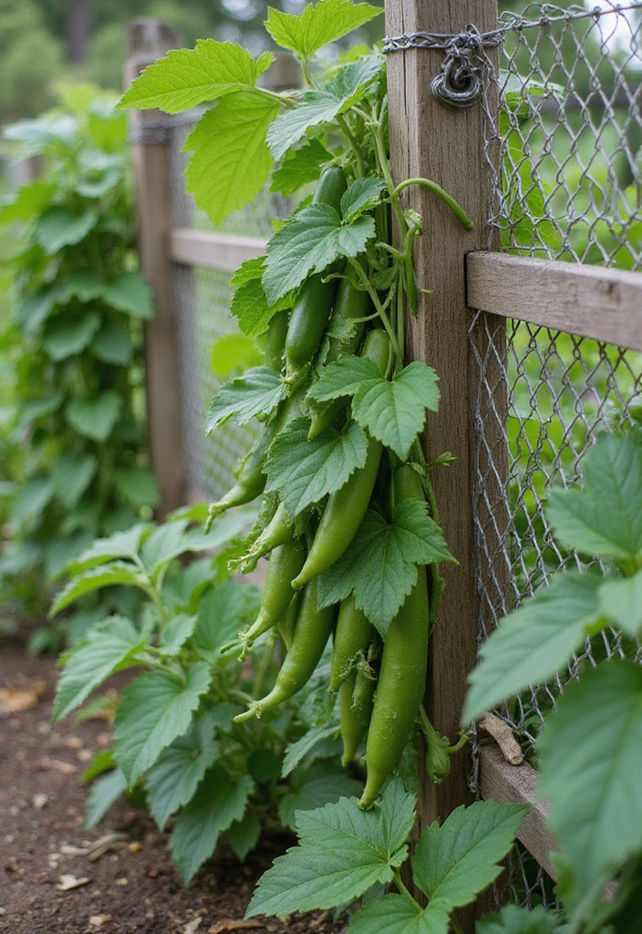 22 Clever Fall Vegetable Garden Ideas for Small Spaces (You Won't Believe How Easy #10 Is!) - 20. Utilizing Fences for Planting