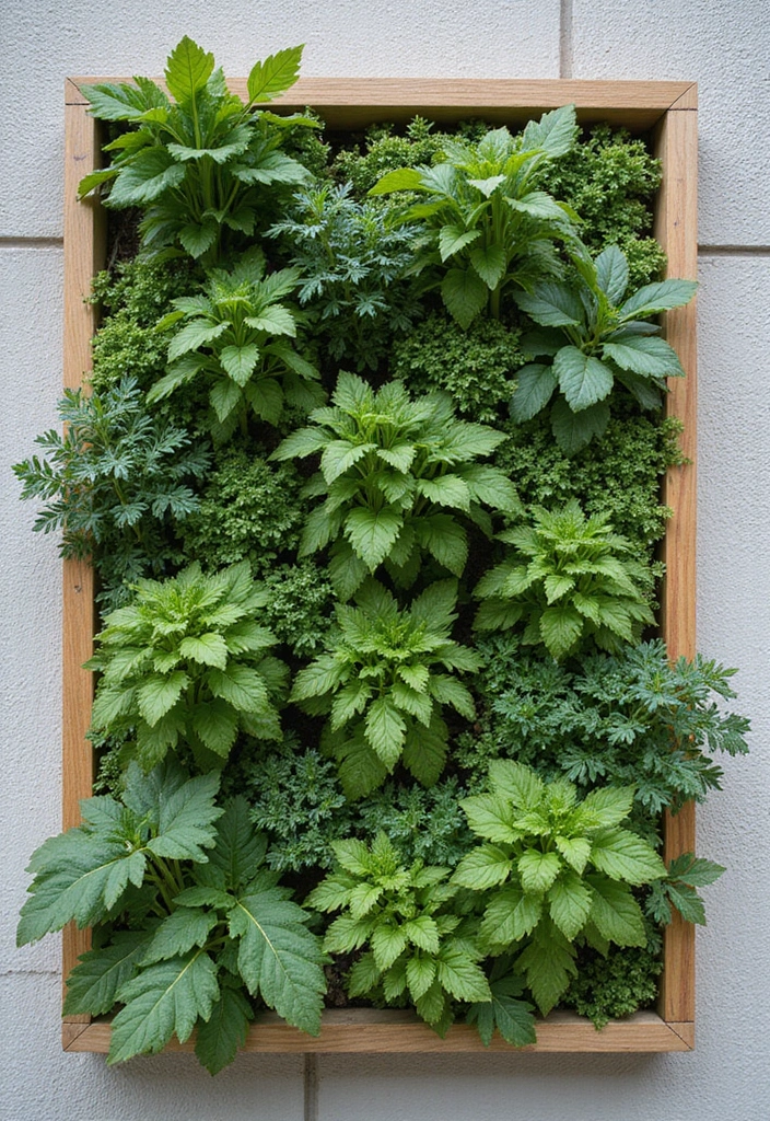 22 Clever Fall Vegetable Garden Ideas for Small Spaces (You Won't Believe How Easy #10 Is!) - 6. Vertical Wall Gardens
