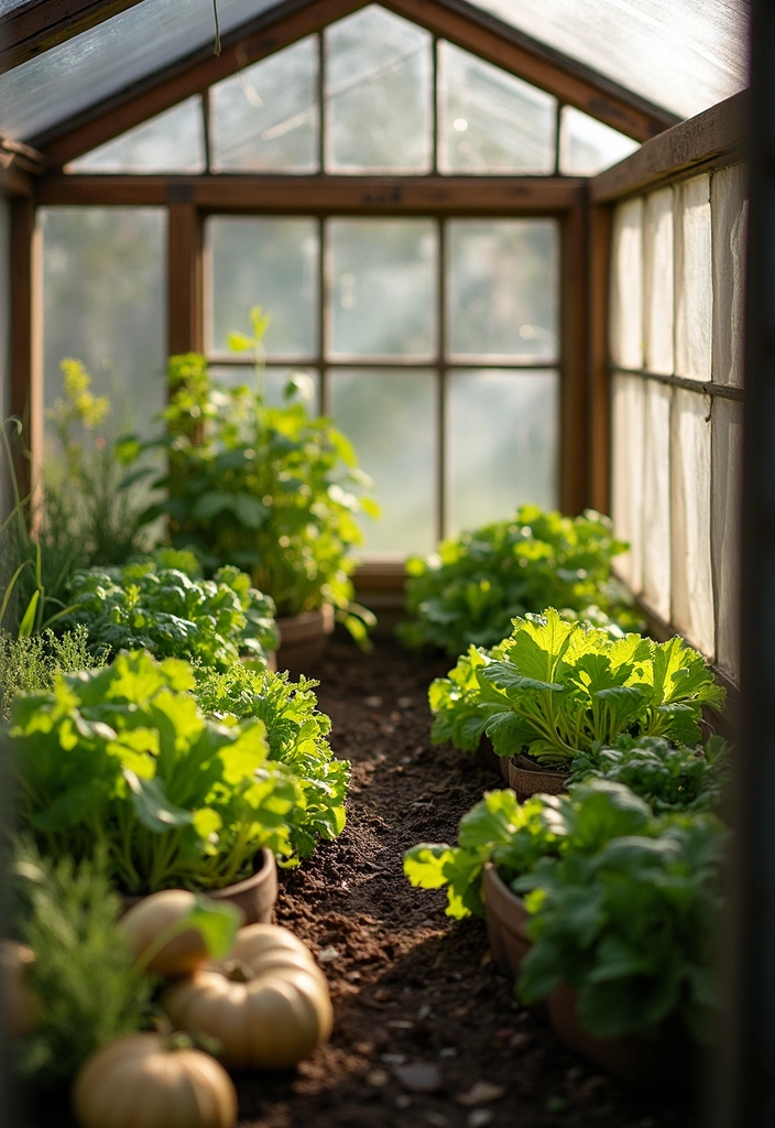 22 Clever Fall Vegetable Garden Ideas for Small Spaces (You Won't Believe How Easy #10 Is!) - 8. Small-Scale Greenhouses