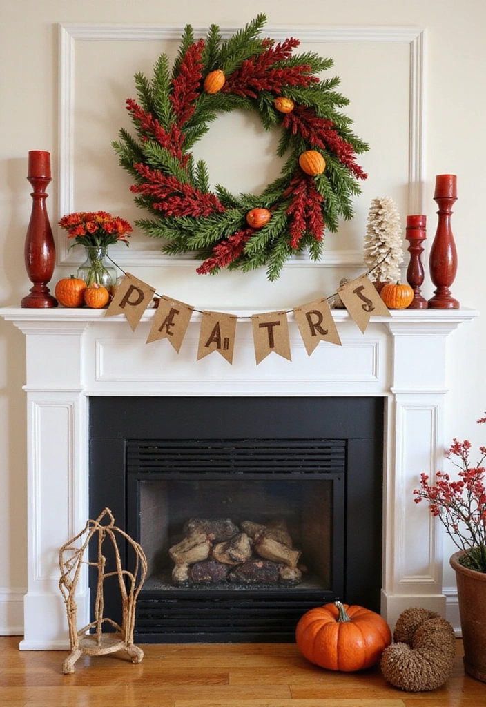 22 Colorful Mantel Decor Ideas That Will Brighten Up Any Room! - 5. Seasonal Decor Swaps