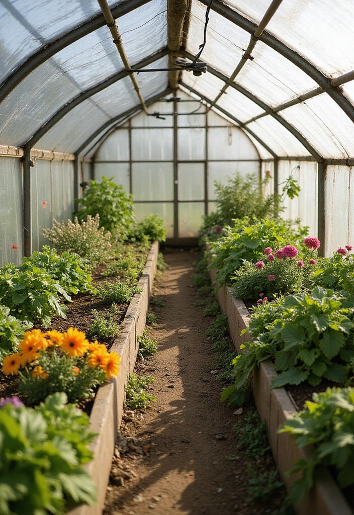 22 Genius Garden Greenhouse Ideas That Will Make Your Plants Thrive Like Never Before! - 11. Raised Bed Greenhouse Gardens