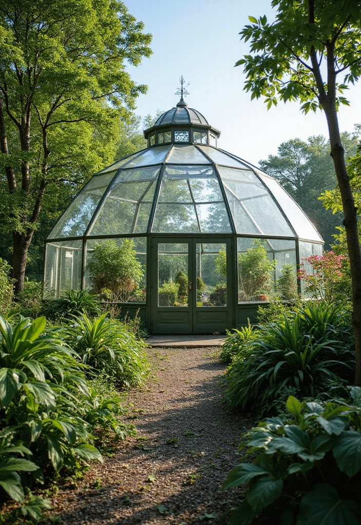22 Genius Garden Greenhouse Ideas That Will Make Your Plants Thrive Like Never Before! - 2. Dome-Shaped Greenhouses for Climate Control