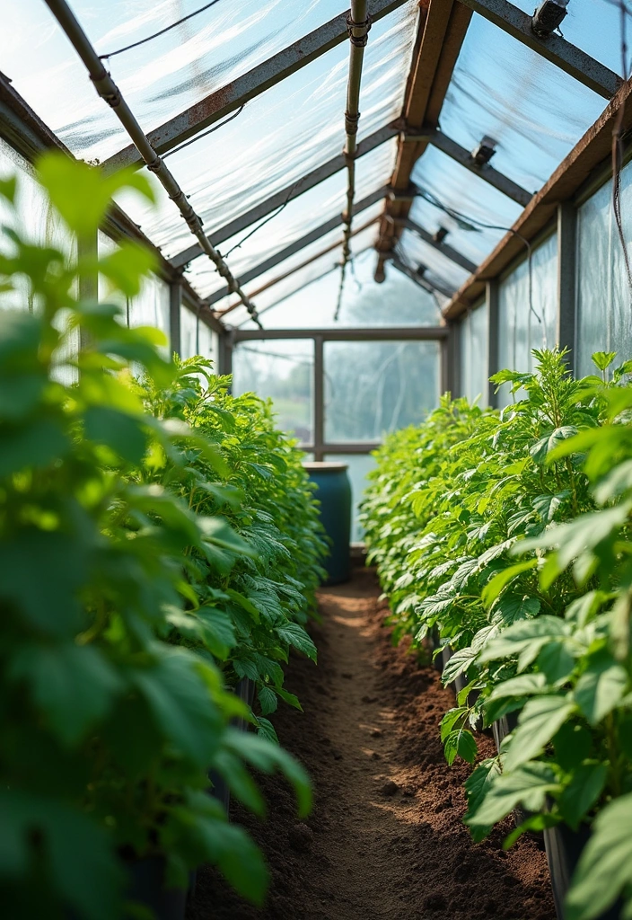 22 Genius Garden Greenhouse Ideas That Will Make Your Plants Thrive Like Never Before! - 4. Greenhouse with Built-In Watering System