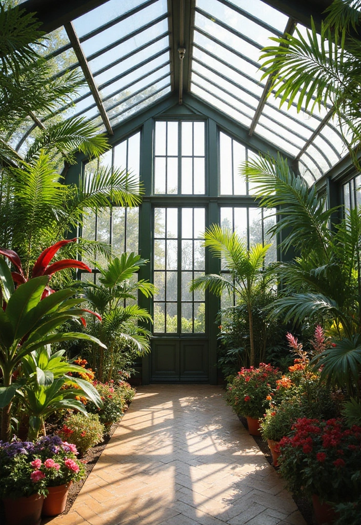 22 Genius Garden Greenhouse Ideas That Will Make Your Plants Thrive Like Never Before! - 5. Glasshouse Style Greenhouse
