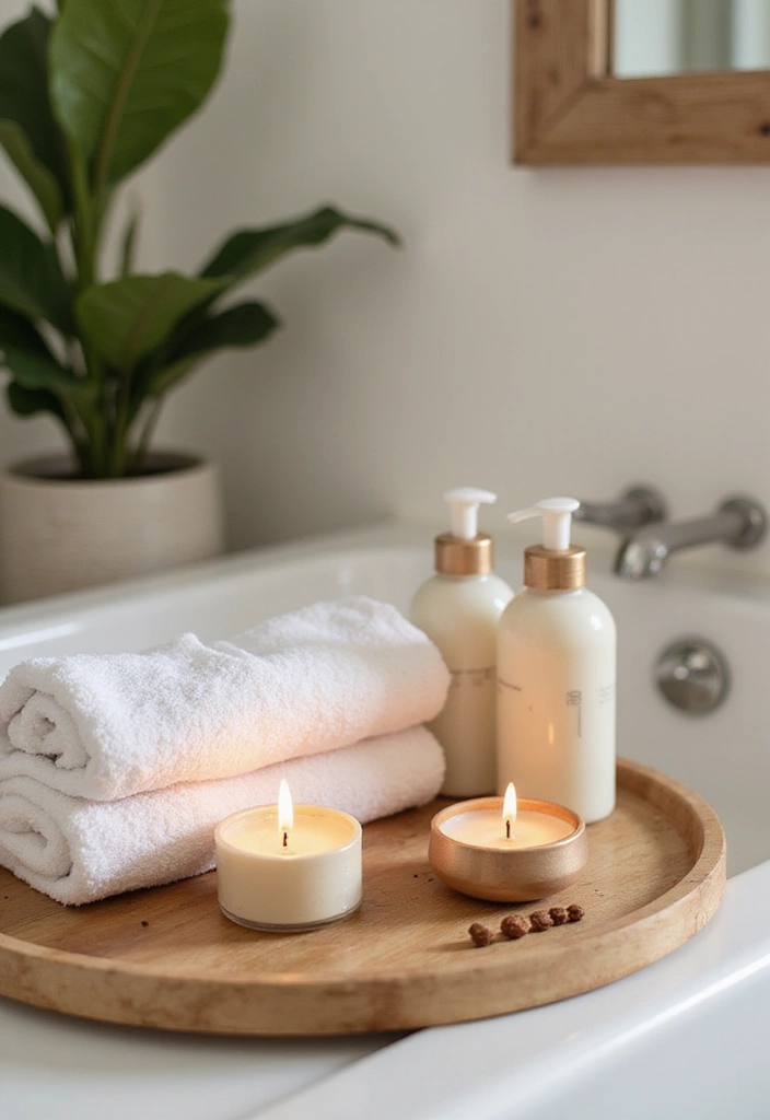 22 Modern Bathroom Ideas That Will Make You Feel Like You’re in a Spa (Don’t Miss #3!) - 20. Personal Spa Essentials