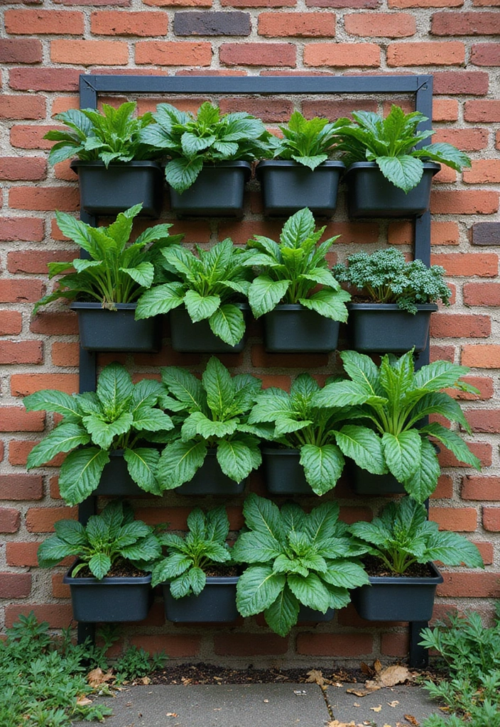 22 Urban Fall Vegetable Garden Ideas for City Dwellers (You’ll Want to Start Right Now!) - 1. Vertical Gardening with Fall Greens