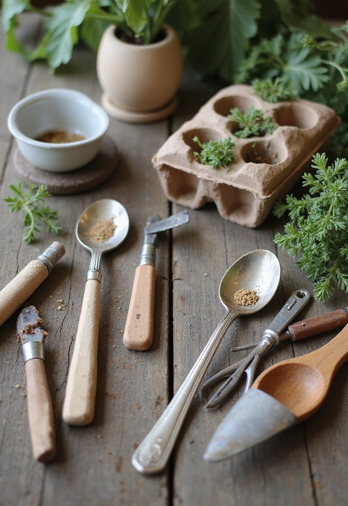 22 Urban Fall Vegetable Garden Ideas for City Dwellers (You’ll Want to Start Right Now!) - 19. DIY Garden Tools from Recycled Items