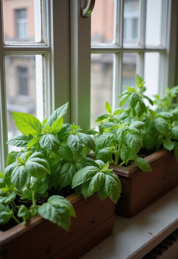 22 Urban Fall Vegetable Garden Ideas for City Dwellers (You’ll Want to Start Right Now!) - 4. Window Box Gardens