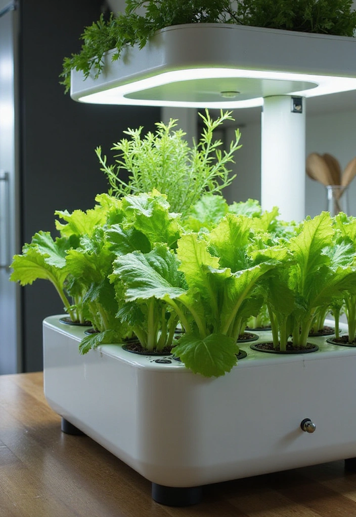 22 Urban Fall Vegetable Garden Ideas for City Dwellers (You’ll Want to Start Right Now!) - 5. Hydroponic Systems for Urban Dwellers
