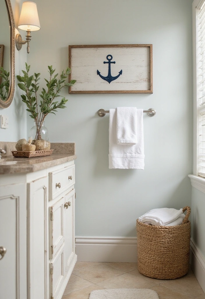 25 Bathroom Sign Ideas That Will Transform Your Space (You Won't Believe #7!) - 6. Nautical Themes