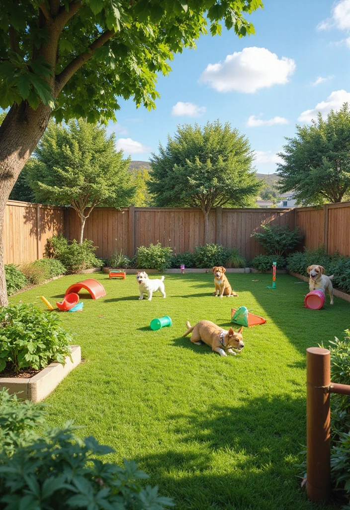25 DIY Small Backyard Turf Ideas That Will Make You a Landscaping Pro (Don't Miss #12!) - 8. Turf Dog Run